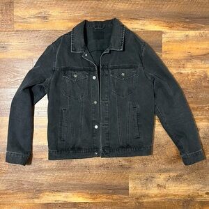 Denim Trucker Jacket- XL
